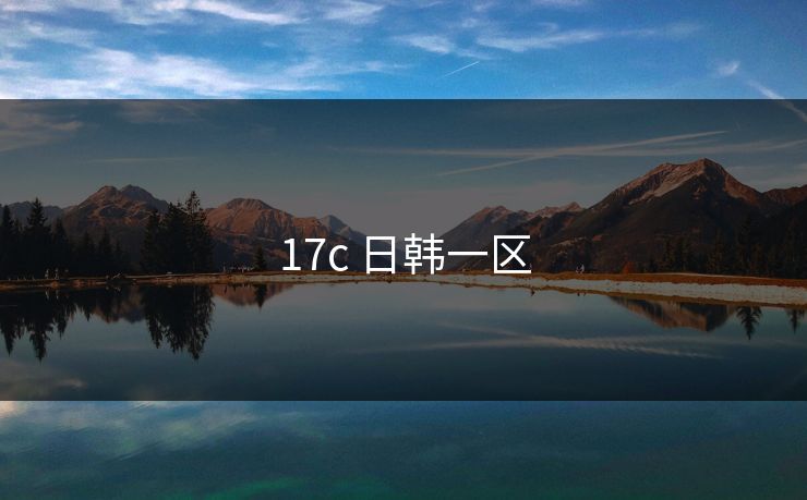 17c 日韩一区